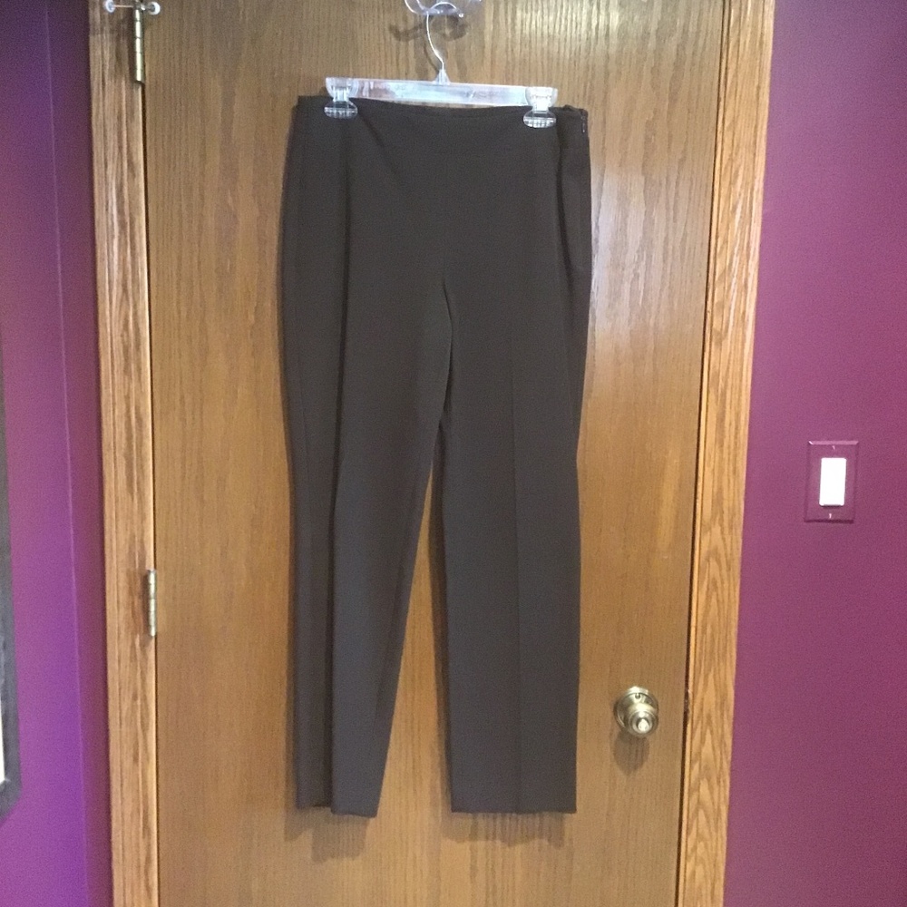Talbots Heritage Ankle Pants, Brown, Size 6